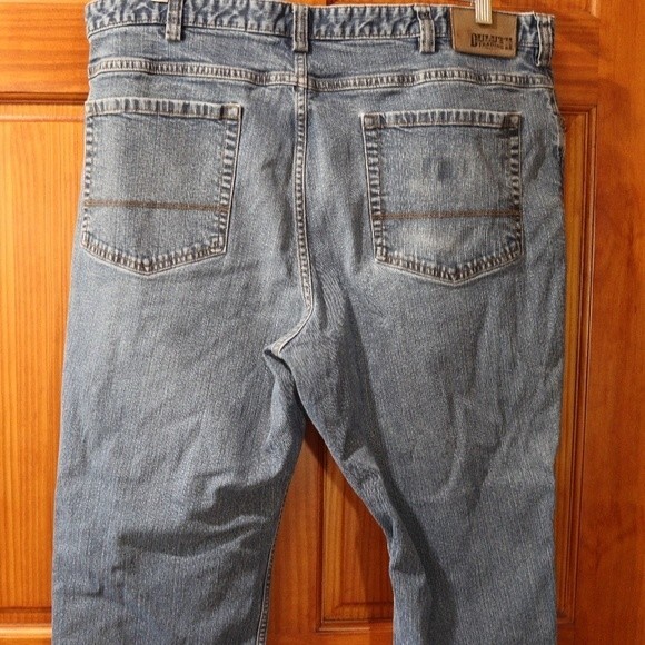 Duluth Trading Company Flex Weekender Relaxed Fit Denim Jean's 42 x 30 - Picture 5 of 12